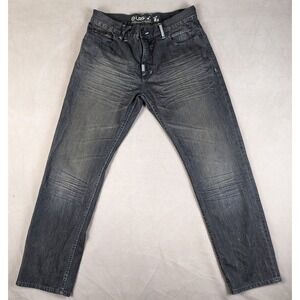 LRG 32x32 Mens Jeans Gray Ghost Writer Straight Hip Hop Street Wear‎